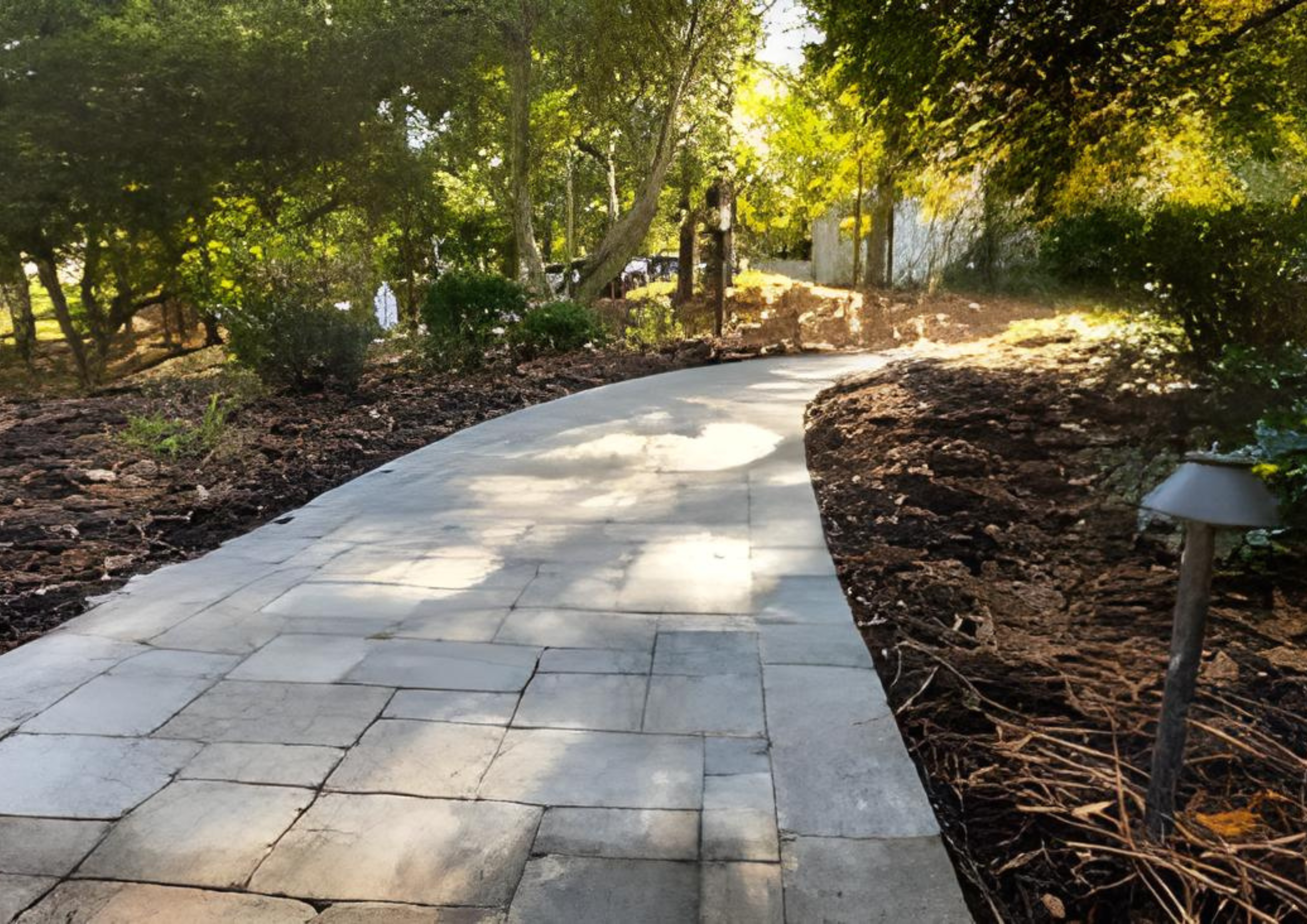 Hardscape (pathways, retaining walls)