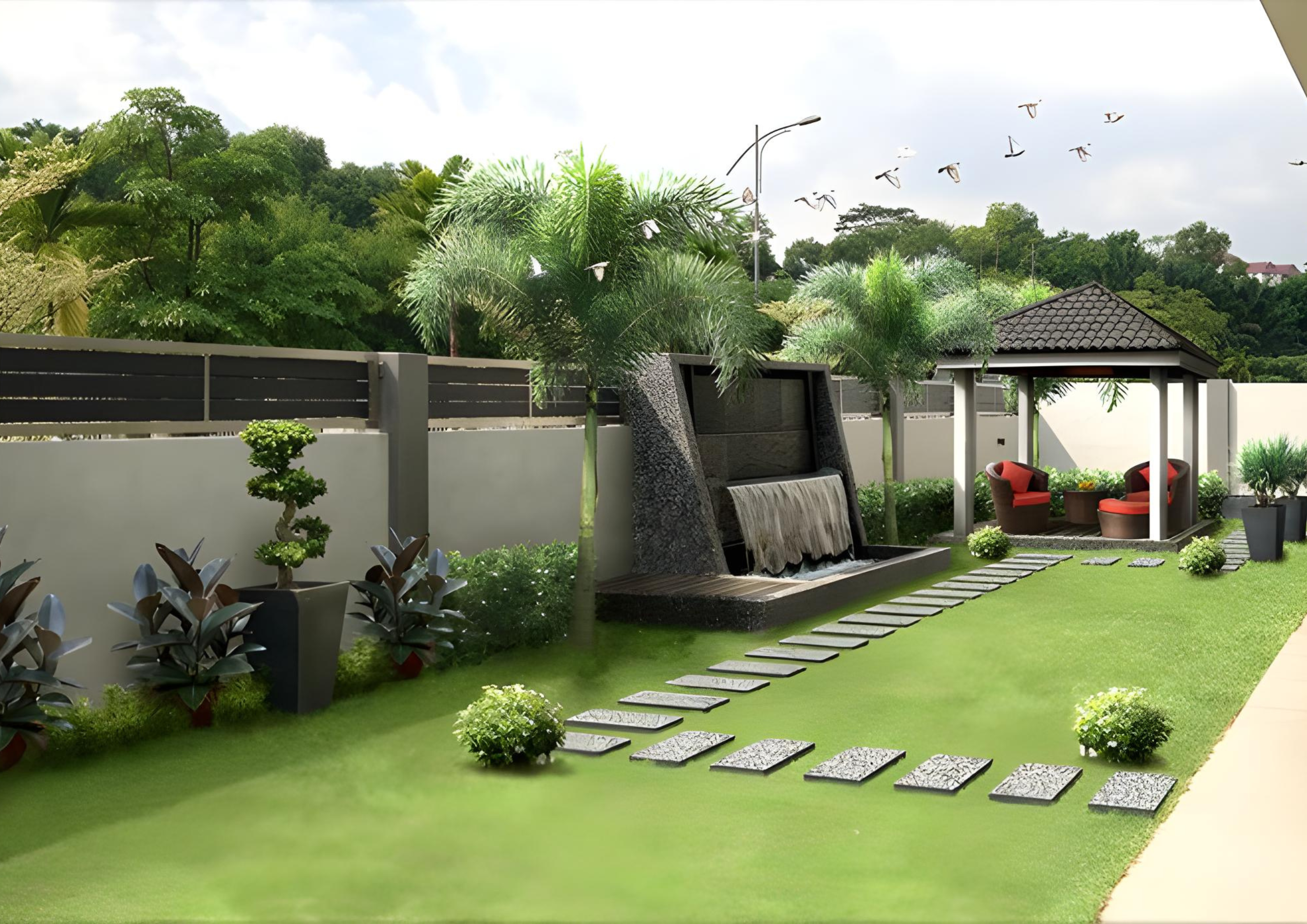 Softscape (gardens, planters)